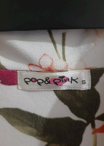 Pop&Pink Çiçek Desenli Uzun KollSabahlık
