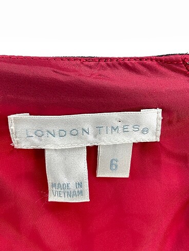 34 Beden siyah Renk London Times Kısa Elbise %70 İndirimli.