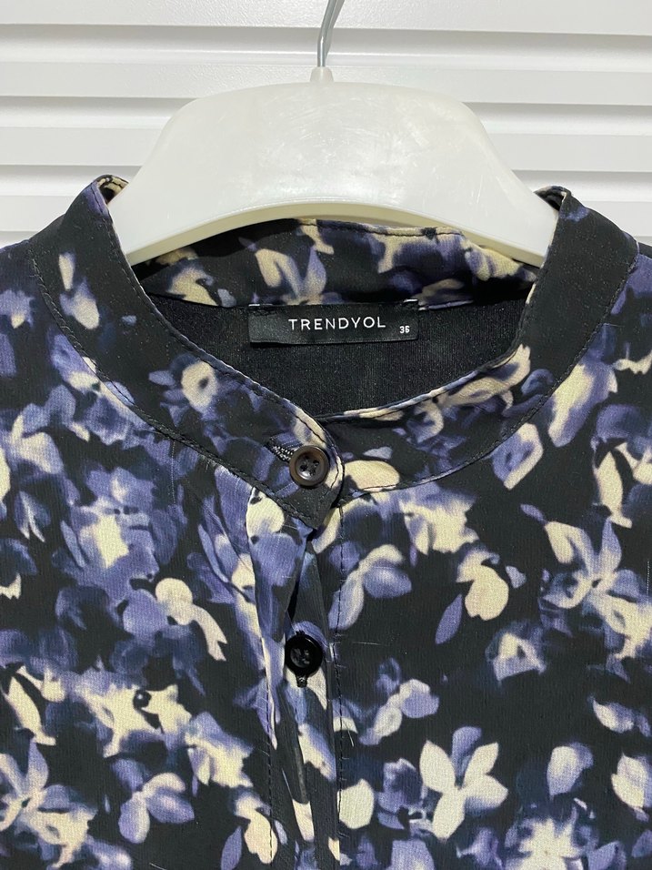 Uzun şifon astarlı elbise - Görsel 3