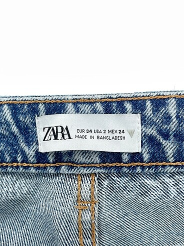 34 Beden mavi Renk Zara Jean / Kot %70 İndirimli.