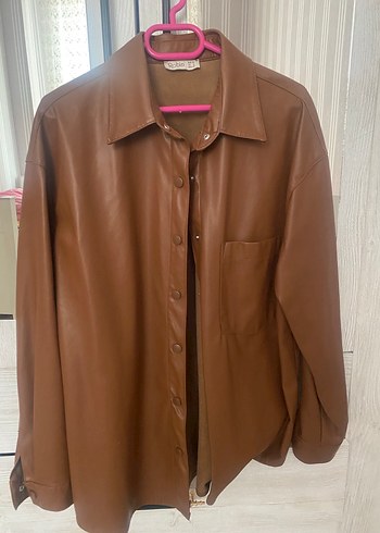 Deri gömlek pantolon takım - Görsel 2