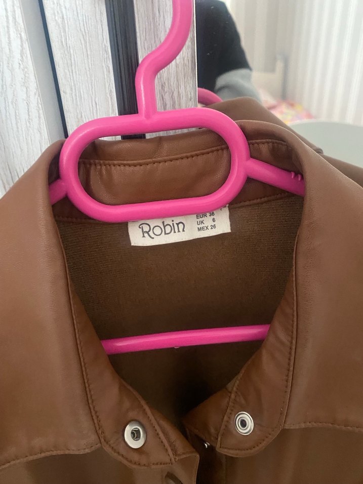 Deri gömlek pantolon takım - Görsel 3