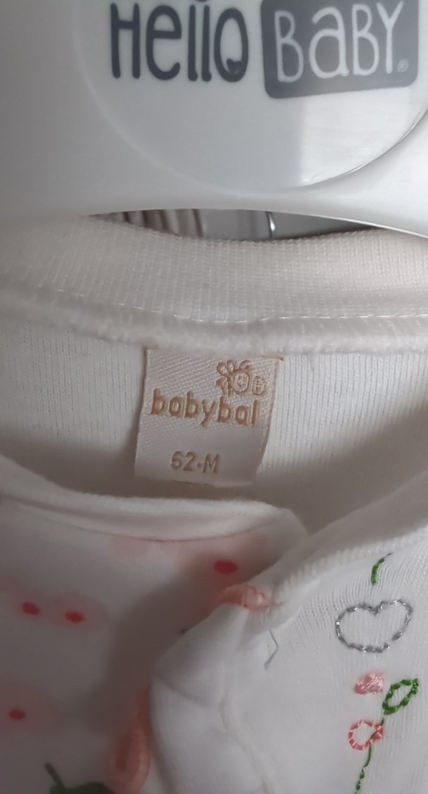 Beyaz Nakışlı Dantel Detaylı Bebek Tulumu - Görsel 2