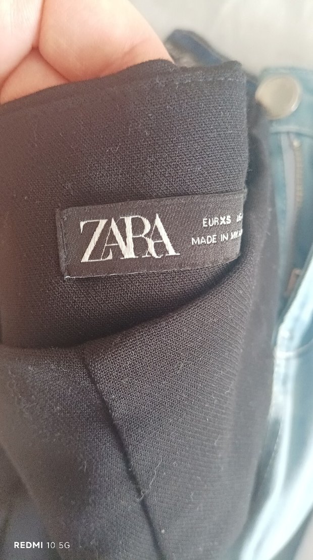 Club Monaco Siyah Kadın Pantolon Velcro Detaylı - Görsel 4