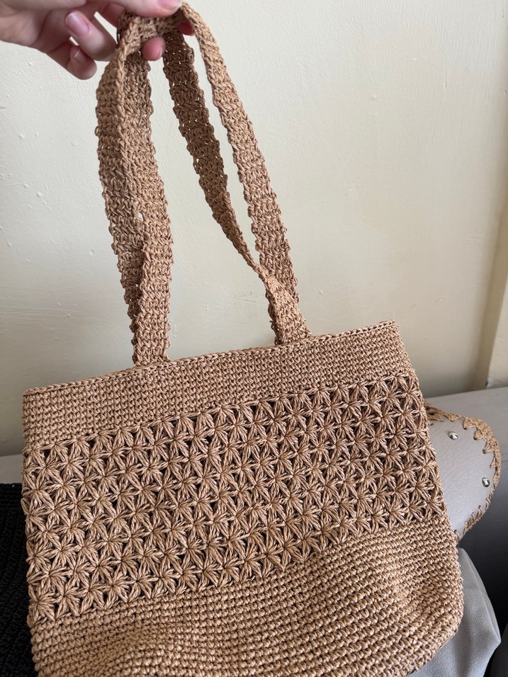 Örgü Bohem Kadın Çanta - Görsel 3