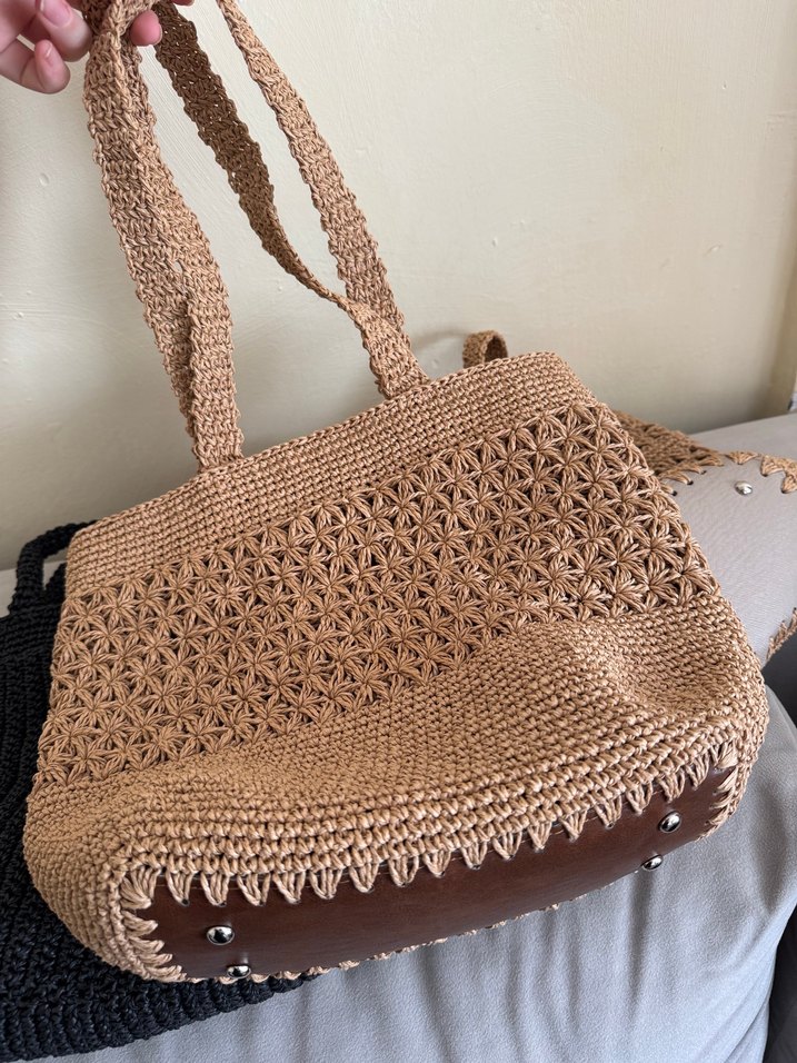Örgü Bohem Kadın Çanta - Görsel 4