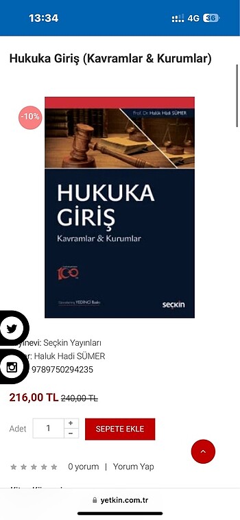 Hukuka giriş kitabı