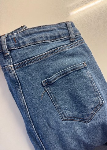 Kadın Mavi Regular Fiy Kot Pantolon - Görsel 3