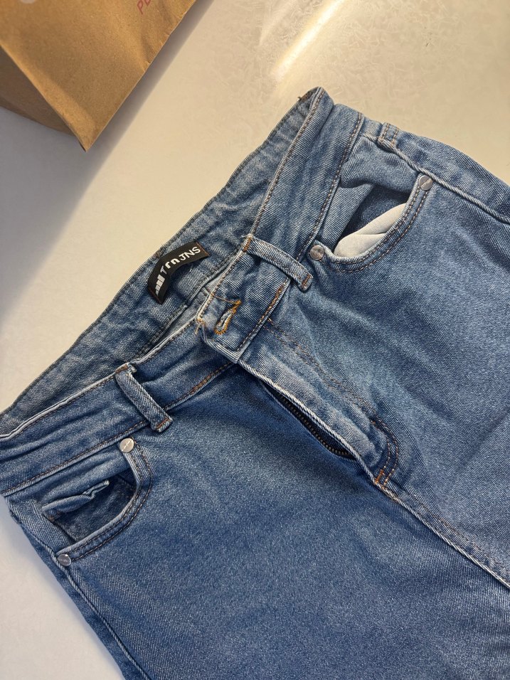 Kadın Mavi Regular Fiy Kot Pantolon - Görsel 2