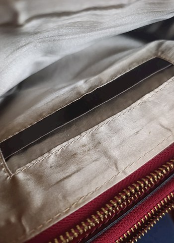 Bordo İşlemeli Kadın Çanta - Görsel 6