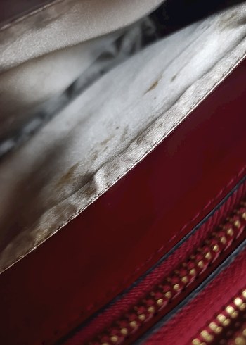 Bordo İşlemeli Kadın Çanta - Görsel 5