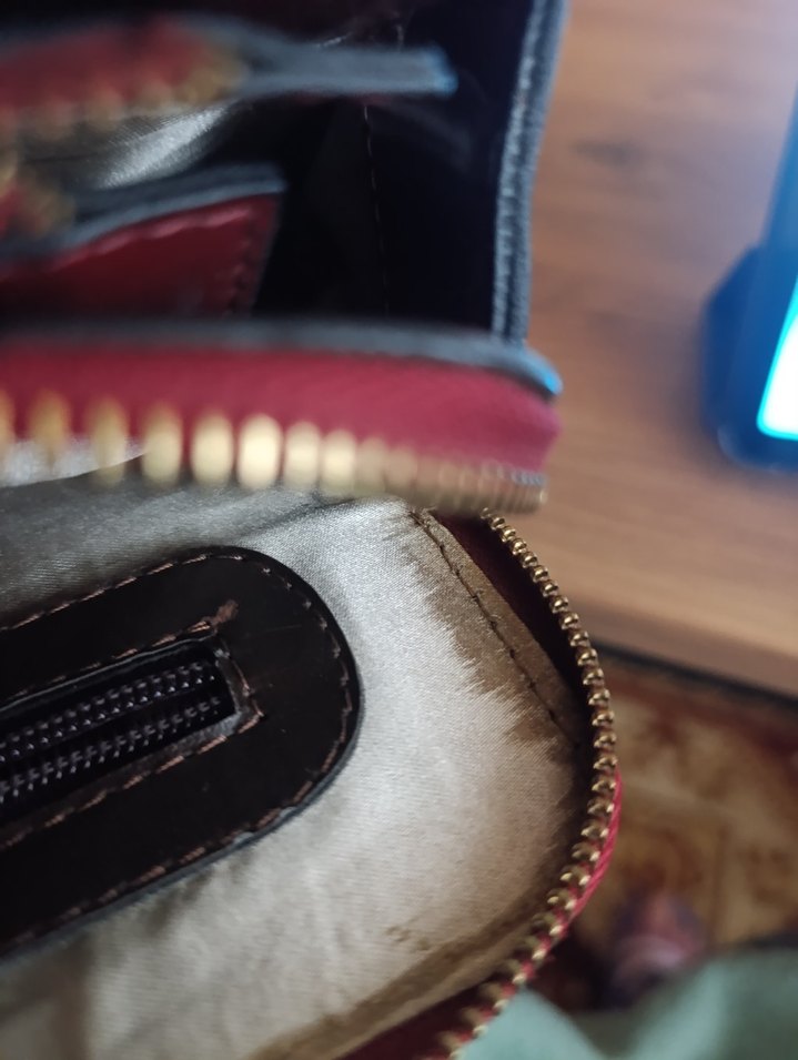 Bordo İşlemeli  Kadın Çanta - Görsel 4