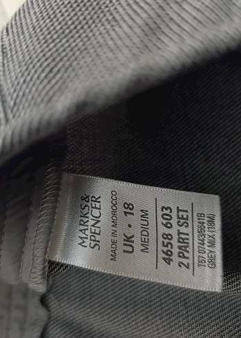 Gri Kadın Kumaş Pantolon - Görsel 2