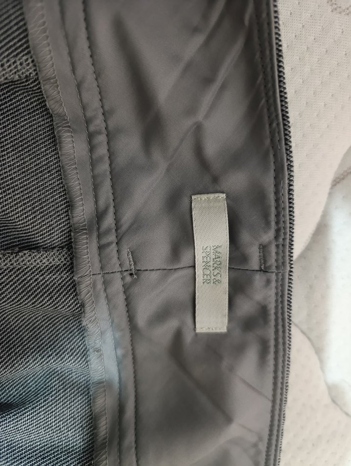 Gri Kadın Kumaş Pantolon - Görsel 3