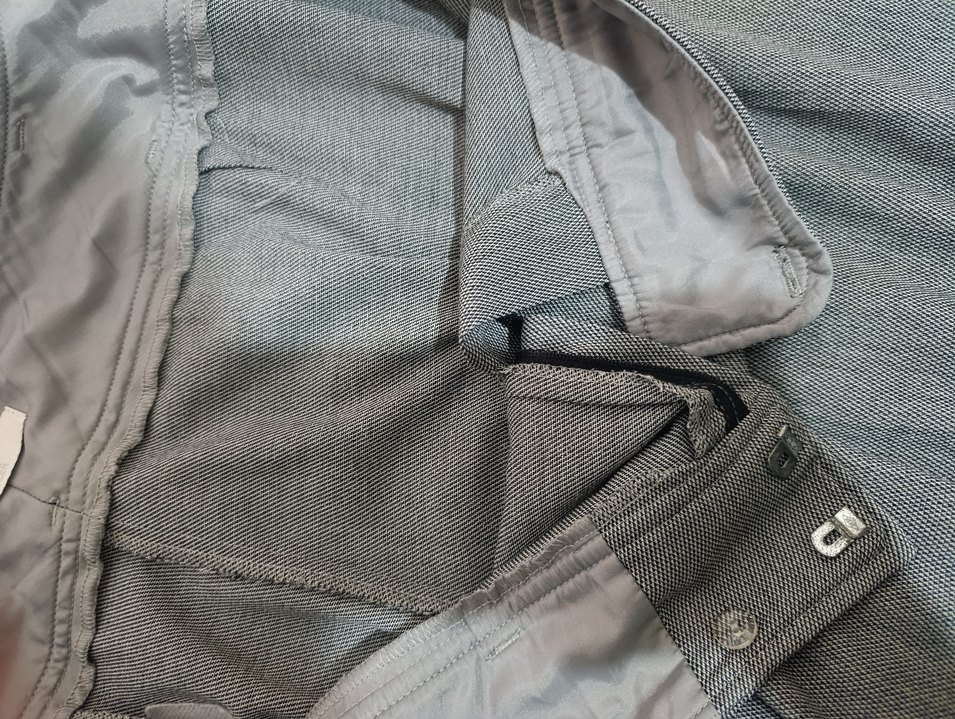 Gri Kadın Kumaş Pantolon - Görsel 4