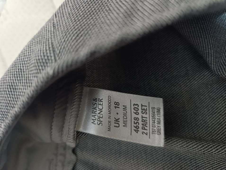 Gri Kadın Kumaş Pantolon - Görsel 2