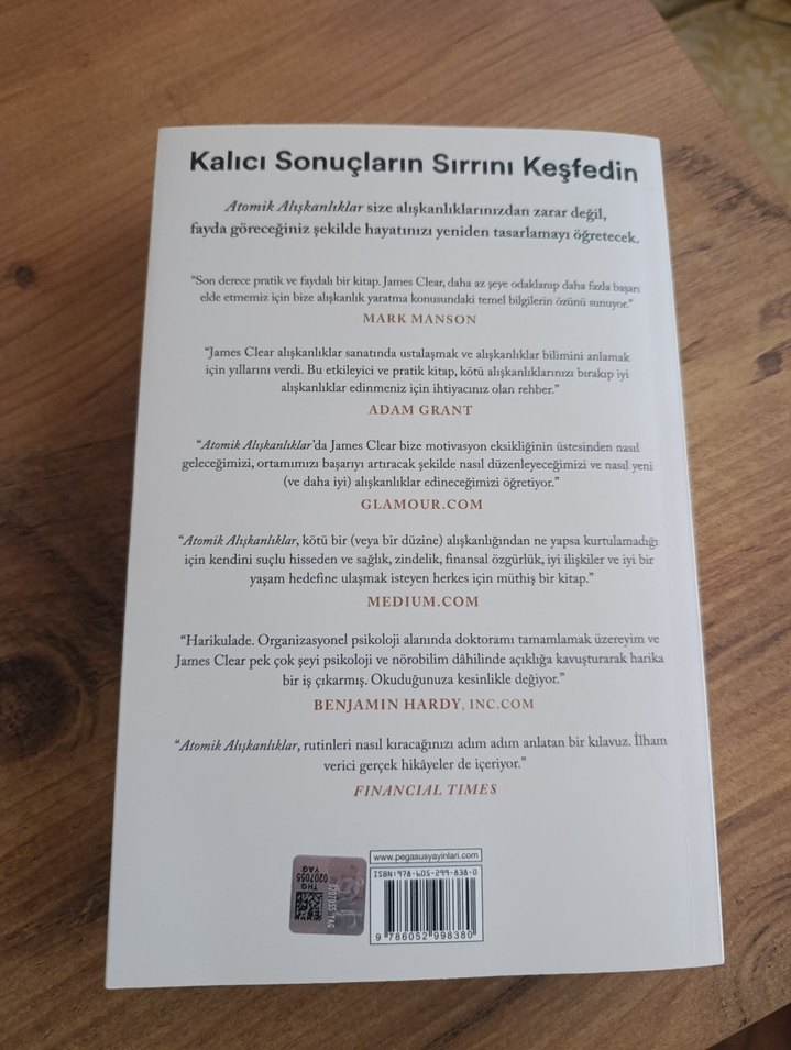 Atomik Alışkanlıklar - James Clear - Görsel 2