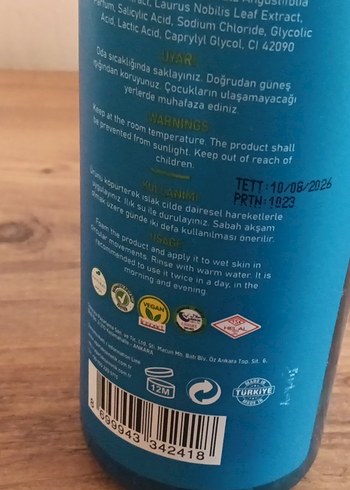 Agarta AHA/BHA Arındırıcı Temizleme Jeli - Görsel 3