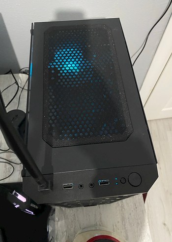 Siyah  zeiron marka Monitör masa üstü bilgisayar - Görsel 3