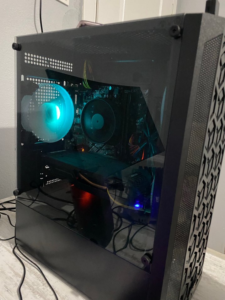 Siyah  zeiron marka Monitör masa üstü bilgisayar - Görsel 2