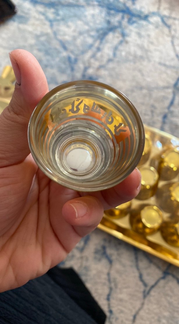 Parlak Altın Renkli 12'li Bardak Seti - Görsel 3