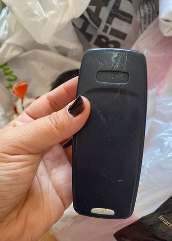 Nokia Klasik Cep Telefonu Beyaz-Koyu - Görsel 4