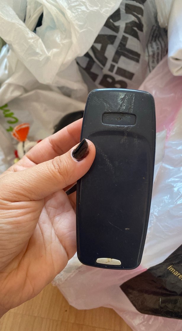 Nokia Klasik Cep Telefonu Beyaz-Koyu - Görsel 4