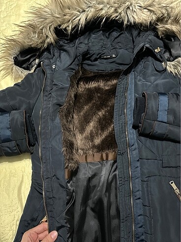 s Beden Stradivarius kürklü mont