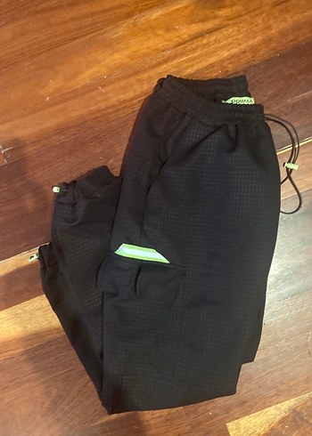 Siyah Kemerli Rahat Erkek Outdoor Eşofman - Görsel 2