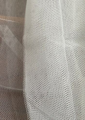 Beyaz parça tül - Görsel 2