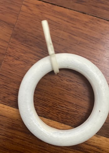 Beyaz  rustik perde askısı - Görsel 3