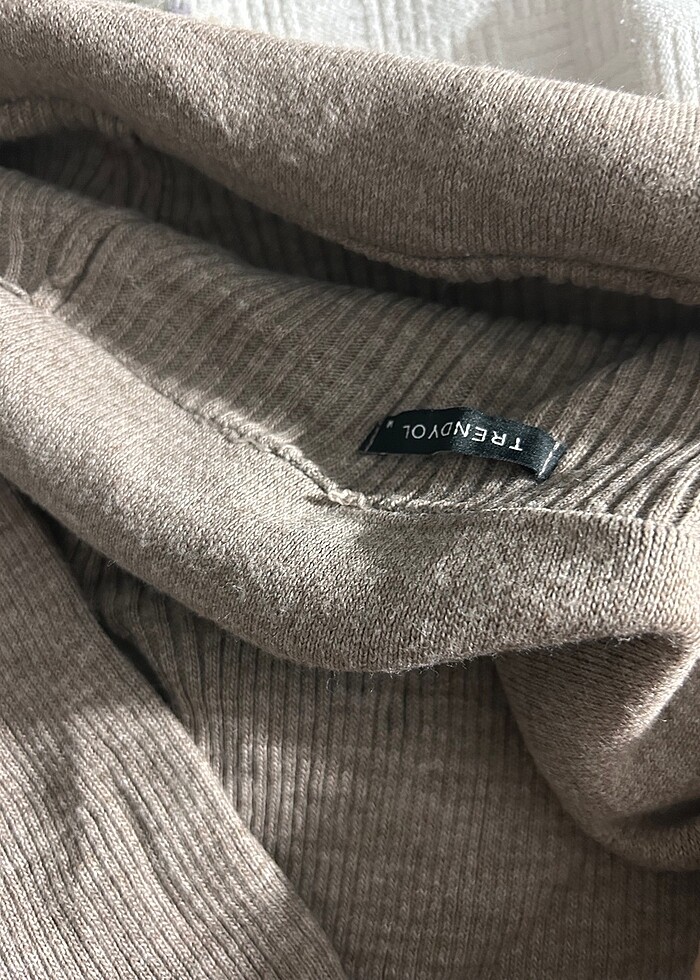 Vintage kayık yaka bluz - Görsel 3