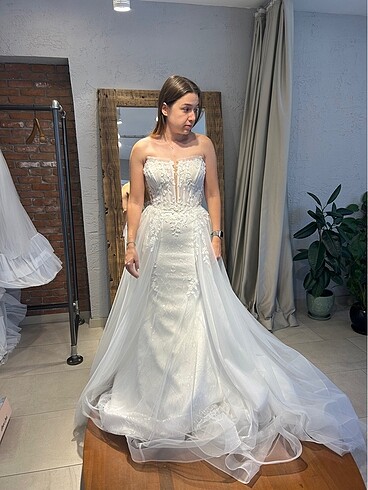 Aslı Doğan Tasarımı Balık Model Gelinlik - Görsel 8