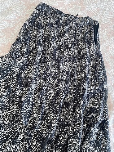 s Beden siyah Renk Trendyolmilla siyah desenli etek