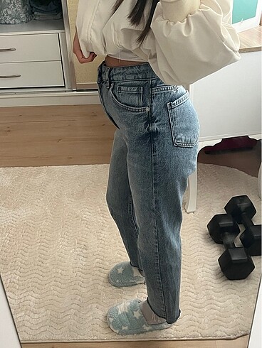 s Beden mavi Renk Zara mom jean