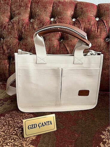 Totebag çanta bej