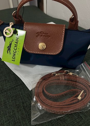 Longchamp Paris Kadın Kahverengi Deri Çapraz Çanta