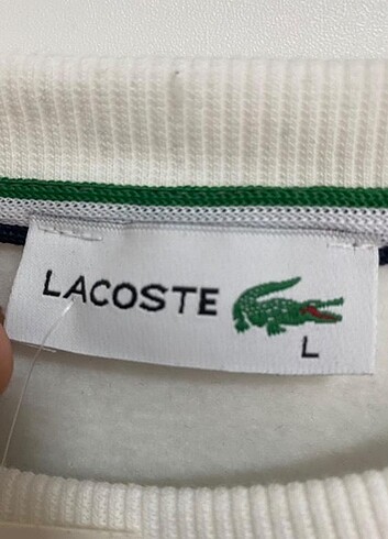 l Beden beyaz Renk lacoste sweatshirt 