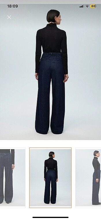 Mavi Jeans Mavi marka palazzo denim pantolon