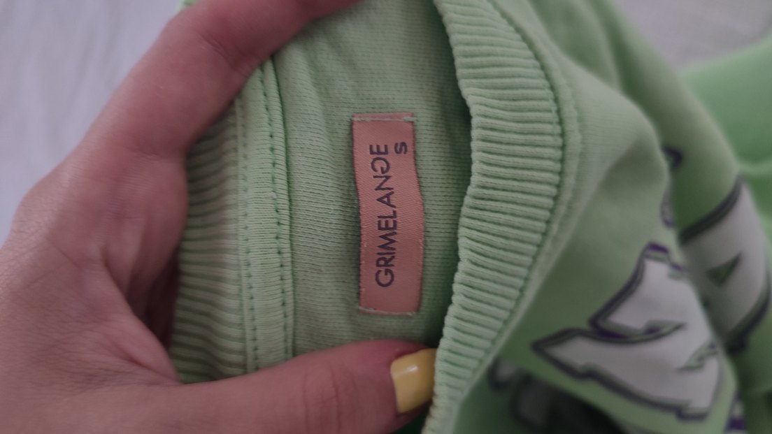 Yeşil Baskılı Kadın Sweatshirt - Görsel 2