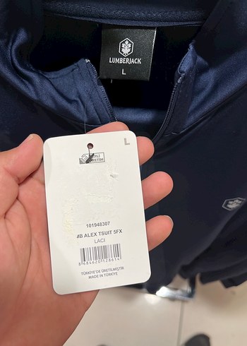 Lumberjack Orjinal Erkek Eşofman Takımı lacivert - Görsel 4