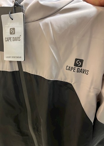 Gri Kapüşonlu Fermuarlı Spor Erkek Yağmurluk - Görsel 5