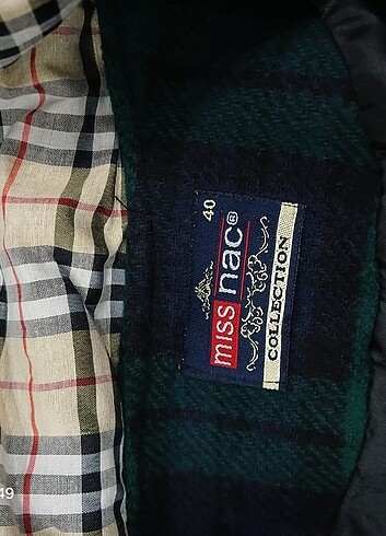 Yeşil kareli kaban - Görsel 2