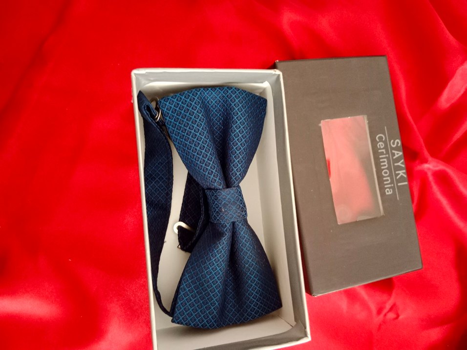 Hatemoğlu lacivert papyon - Görsel 3