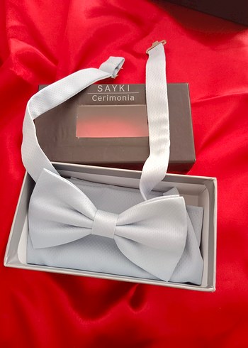 Hatemoğlu Beyaz Erkek Papyon - Görsel 3