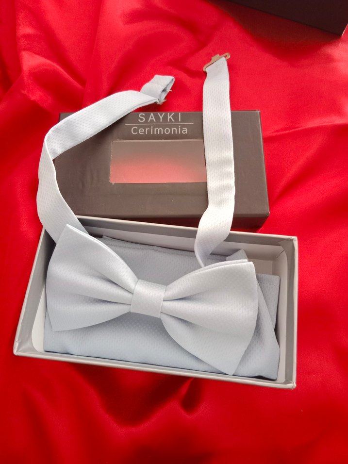 Hatemoğlu Beyaz Erkek Papyon - Görsel 3