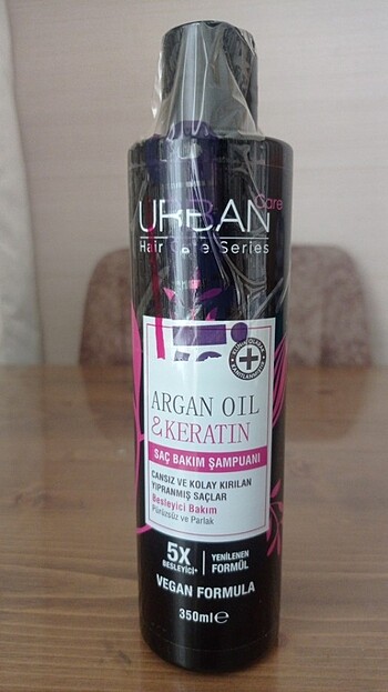 Urban care Argan yağı &Keratin saç bakım şampuanı