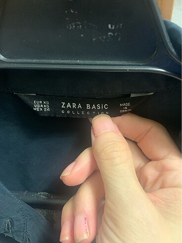Zara lacivert gömlek - Görsel 3