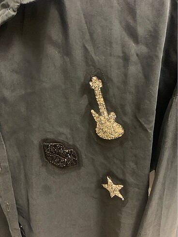 Zara lacivert gömlek - Görsel 2