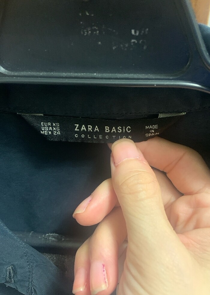 Zara lacivert gömlek - Görsel 3